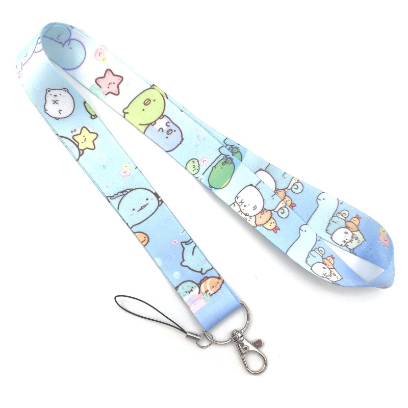 Lanyard Badge Holder - Милый ремешок-шнурок Kawaii Sumikko Gurashi с