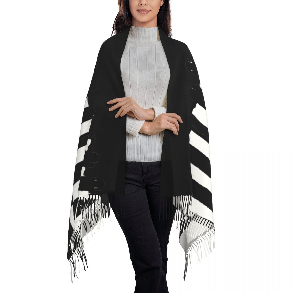 Минималистичный шарф с клавиша – обзор и цена Pashmina Wrap Large