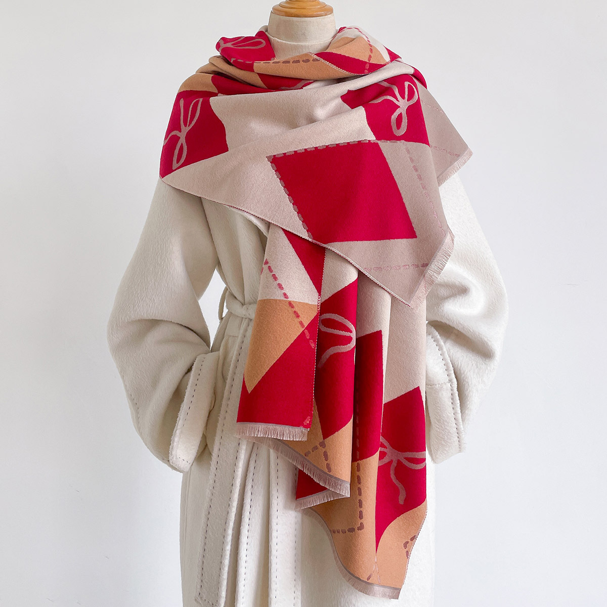 Женский шарф из искусственного – обзор и цена Pashmina Wrap Large