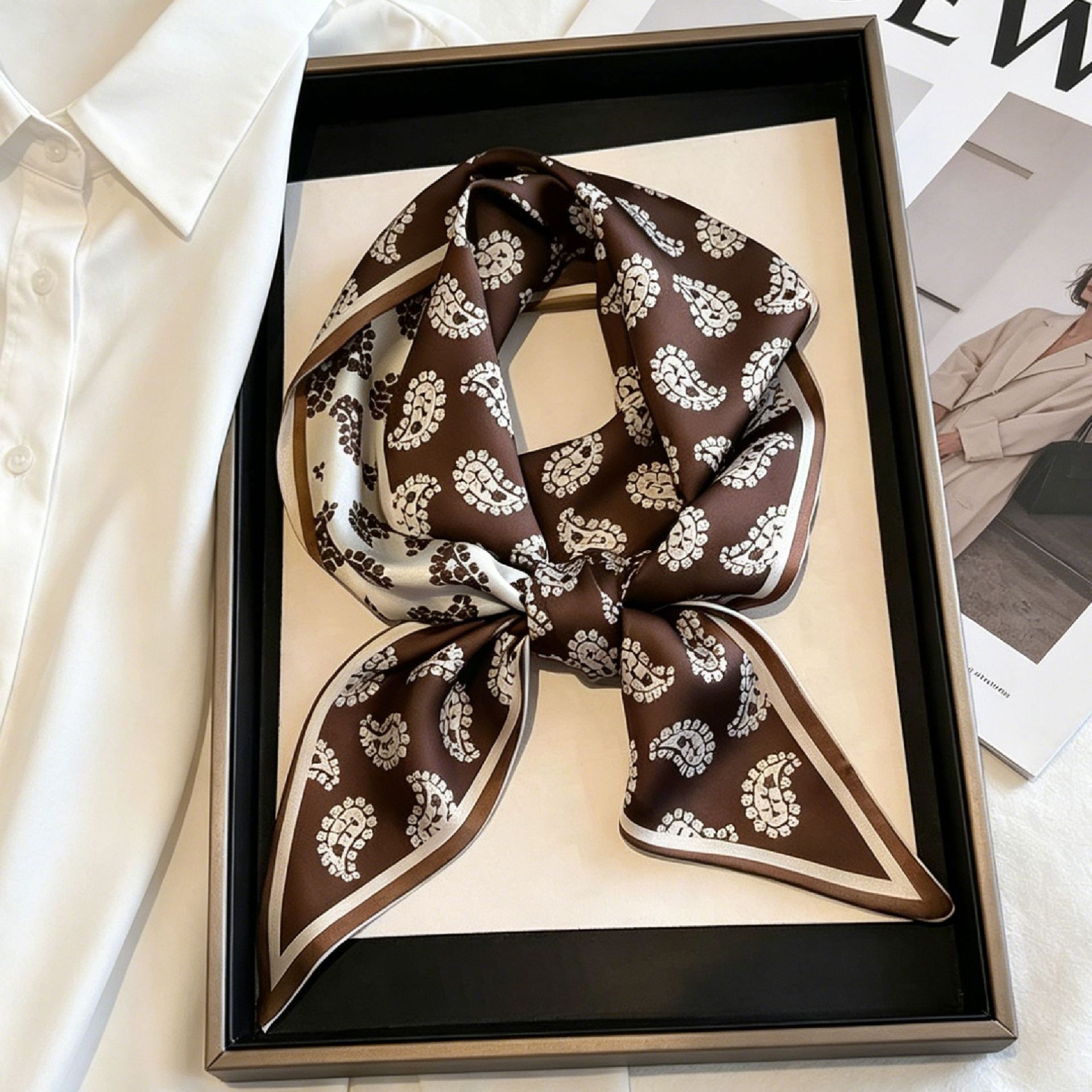 Роскошные длинные шелковые пла – обзор и цена Face Scarf Mask