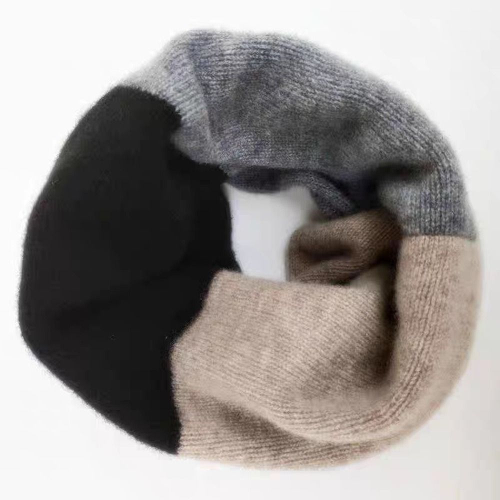 Мягкий шарф-воротник с цветным – обзор и цена Infinity Scarf Knit