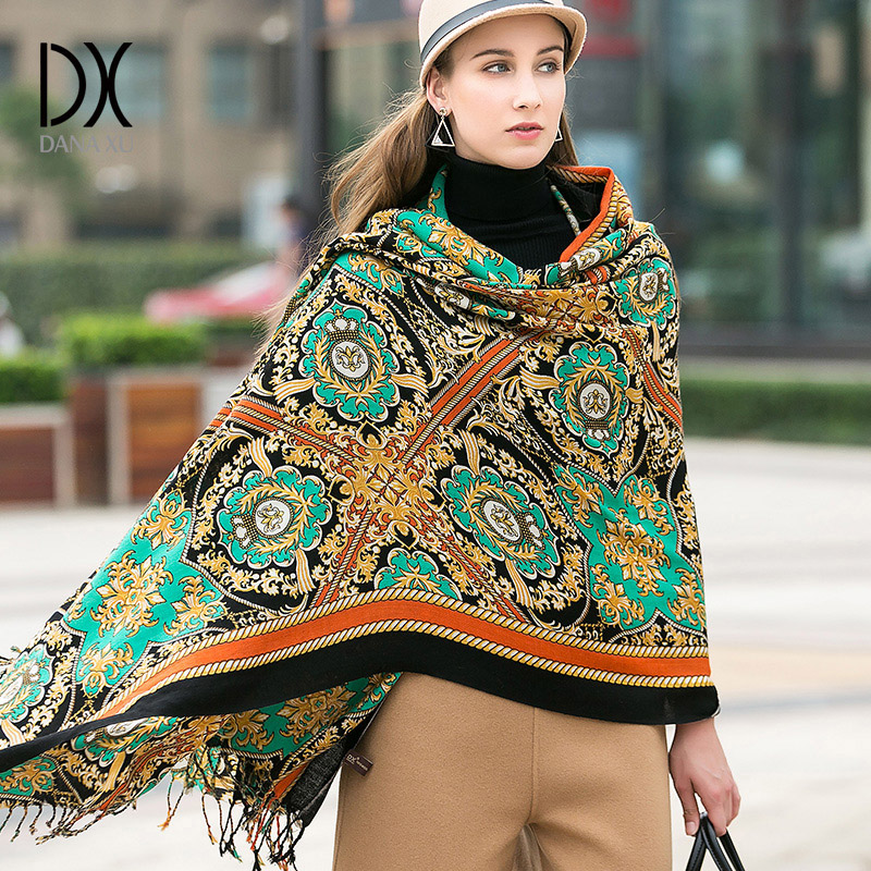 DANA XU, 100% шерсть, большой  – обзор и цена Pashmina Wrap Large