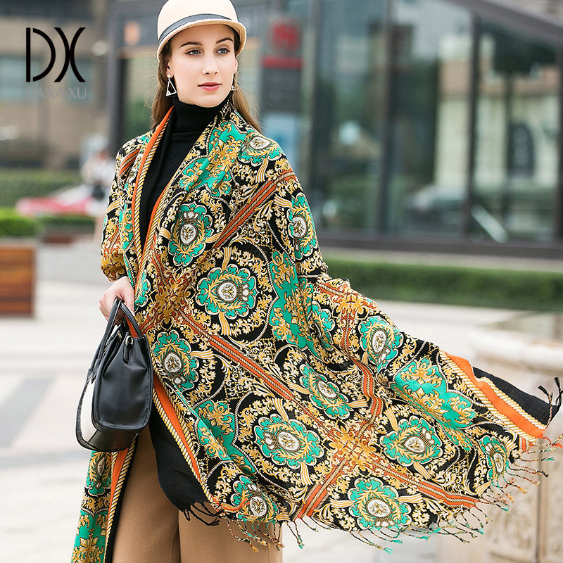 DANA XU, 100% шерсть, большой  – обзор и цена Pashmina Wrap Large