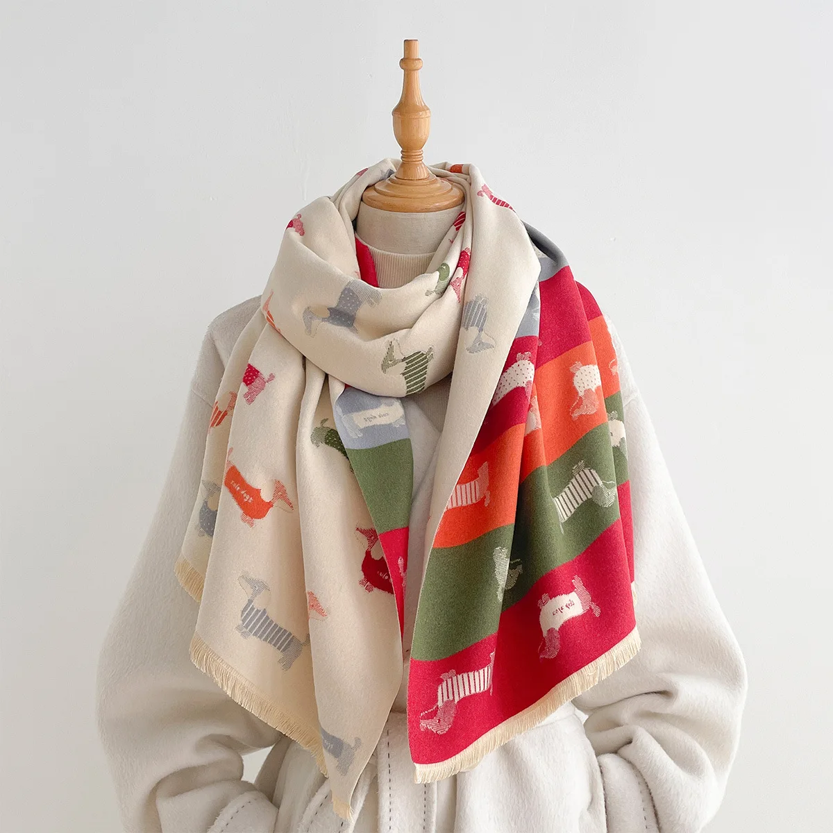 Шарф из искусственного кашемир – обзор и цена Pashmina Wrap Large