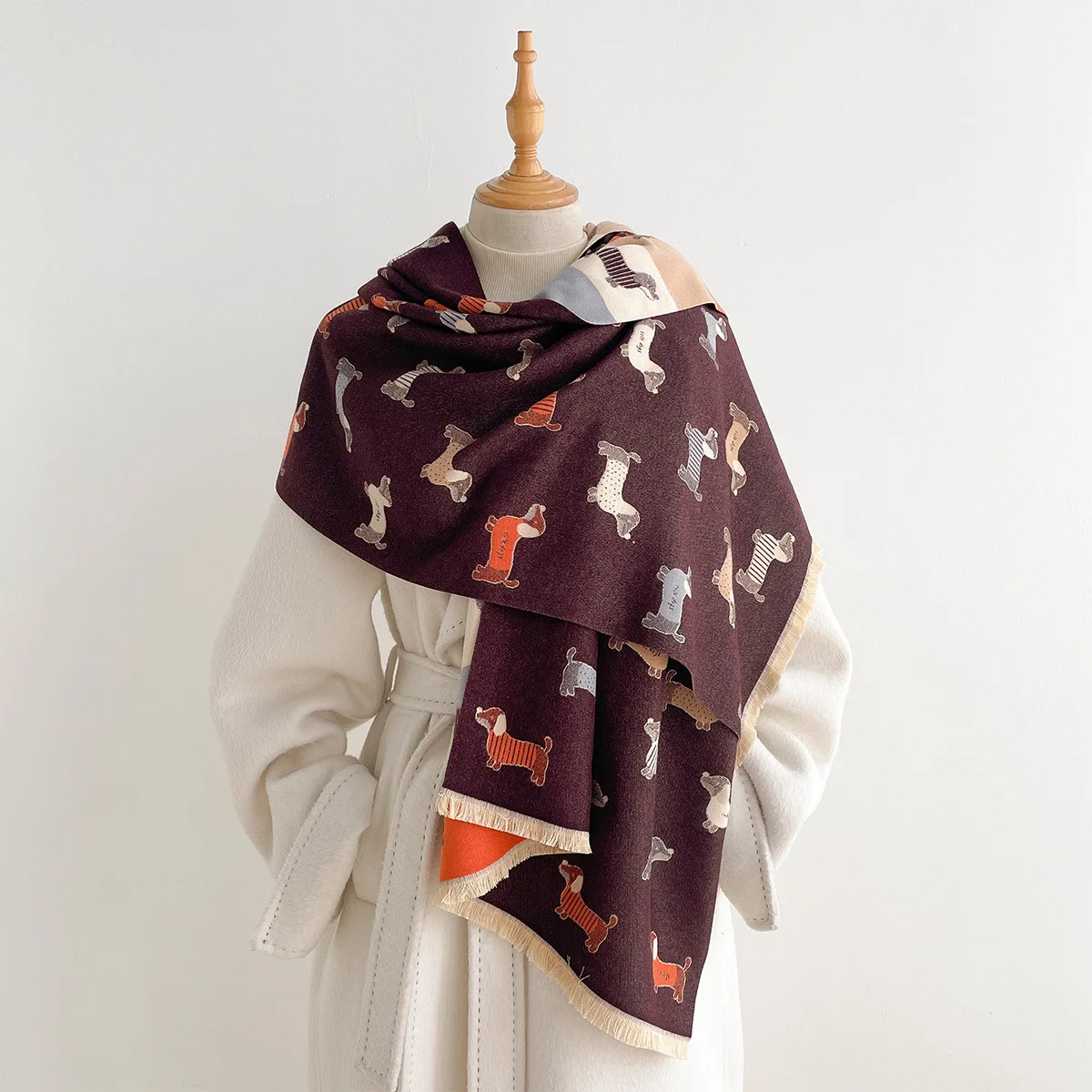 Шарф из искусственного кашемир – обзор и цена Pashmina Wrap Large