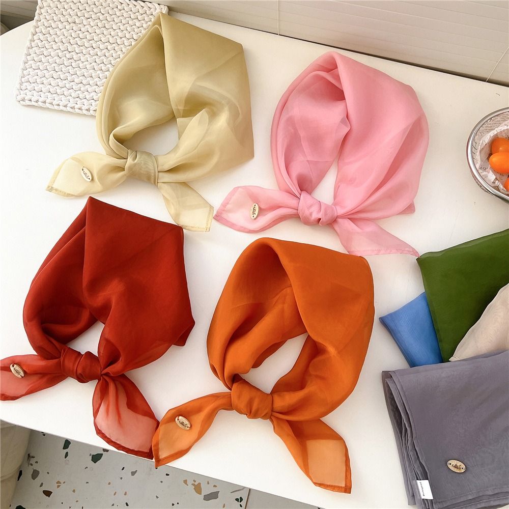 Ретро-шарф из чистого шелка, о – обзор и цена Scarf Silk Square