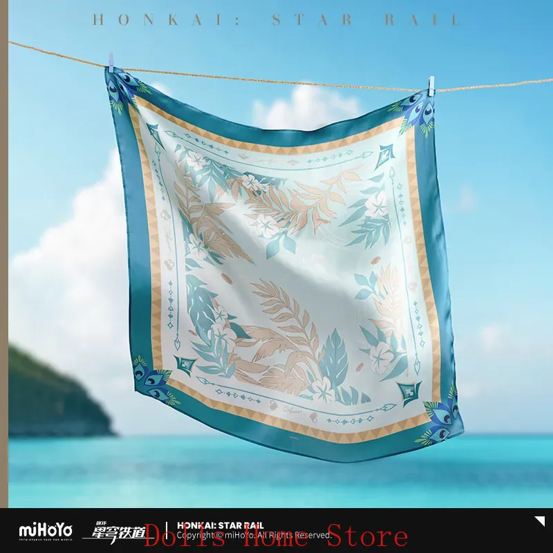 Официальный аниме-мерч от MIHO – обзор и цена Scarf Silk Square